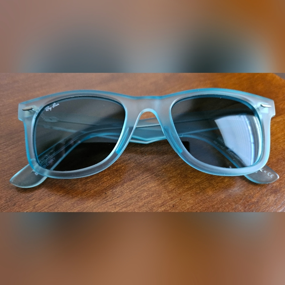 Rayban Blue Wayfarer Sunglasses